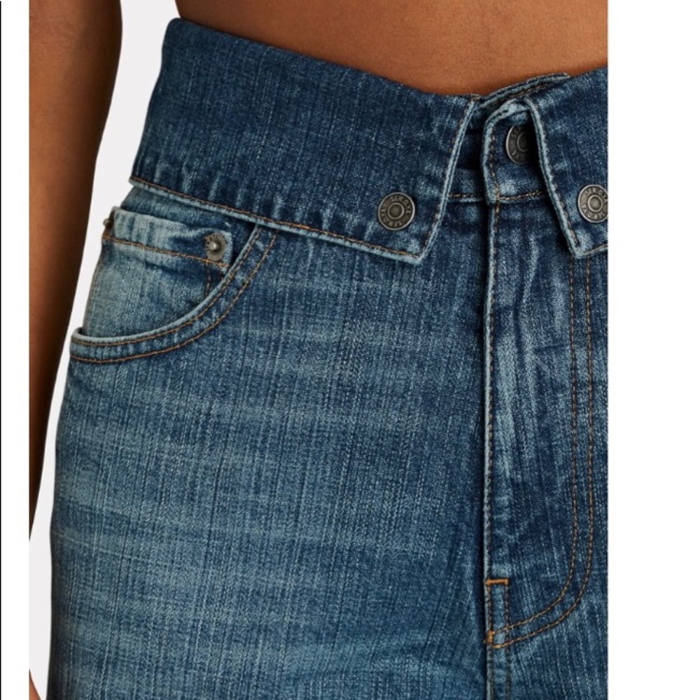 SER.O.YA Valerie Foldover Wild leg Jeans 24 - Picture 2 of 12